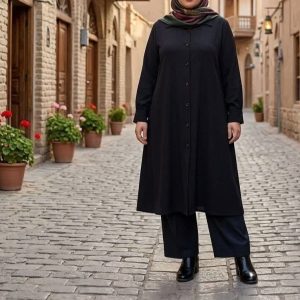 مانتو ابروبادی بلند سایزبزرگ