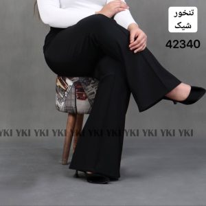 شلوار دمپاگشاد جلوخط سایزبزرگ